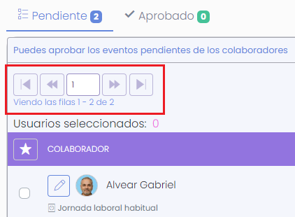 Controles de paginación